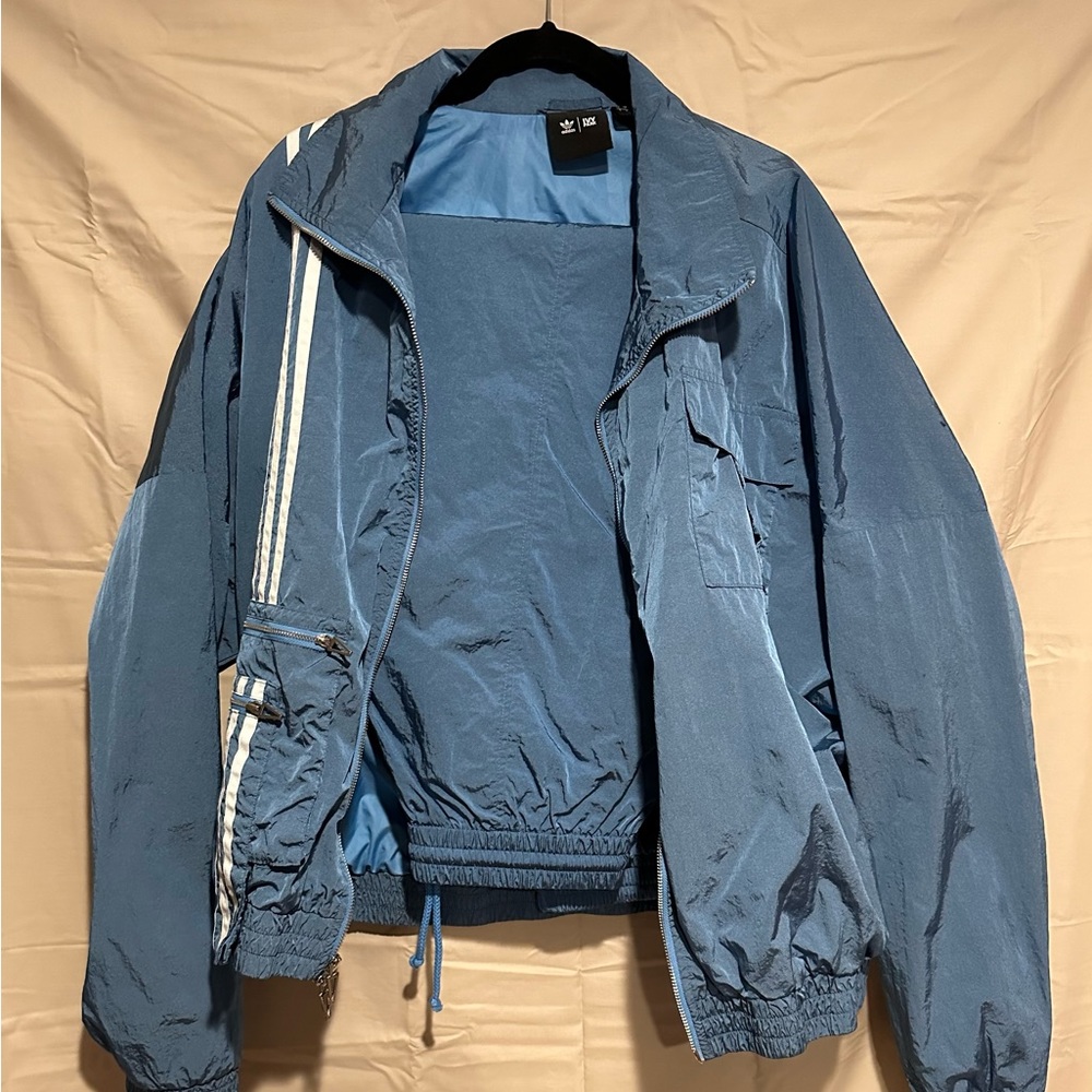 Ivy Park Adidas Icy Blue Nylon Sweat Suit